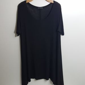 Brandy Melville Black Oversized T-Shirt Dress One Size